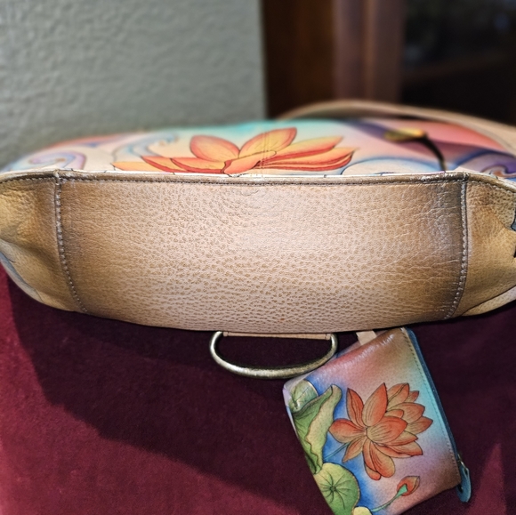 Anushka Leather flap crossbody and coin purse - Picture 8 of 16